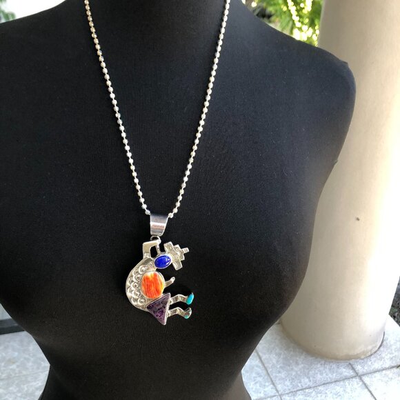 Kokopelli pendant/pin - Picture 11 of 12